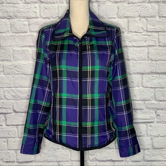 Lauren Ralph Lauren Active Plaid Full Zip Jacket - Picture 4 of 13